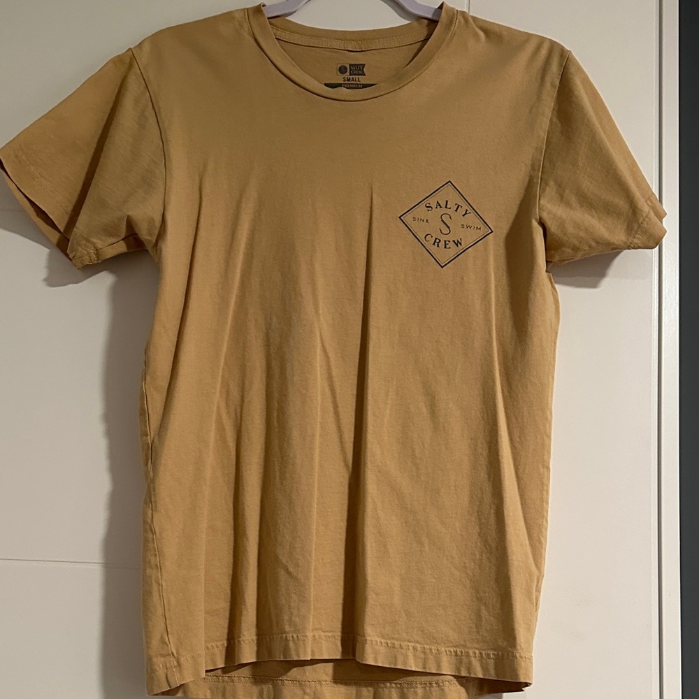 Salty Crew Men's Brown Short Sleeve Tee